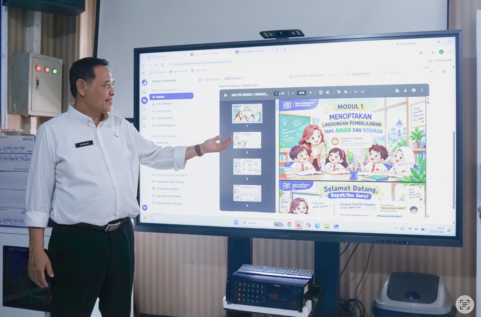 Peduli Mental Peduli Mental  Health, Disdik wujudkan Inovasi SAE PTK Dalam Upaya Transformasi Tata Kelola Pembinaan PTK yang Terintegrasi